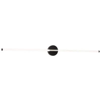 Afx Rusnak 48" Wide Black Led Vanity Bath Light