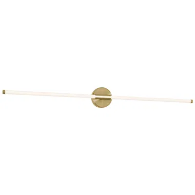 Afx Rusnak 48" Wide Satin Brass Ada Led Bath Vanity Light