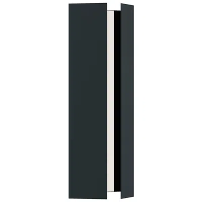 Afx Ryan 24" High Black Led Outdoor Sconce