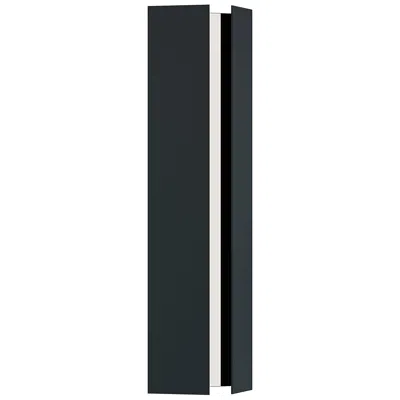 Afx Ryan 48" High Black Led Outdoor Sconce