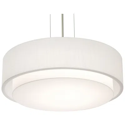 Afx Sanibel 18" Pendant - Linen White Shade