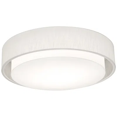 Afx Sanibel 23 1/4" Wide Linen White Ceiling Light