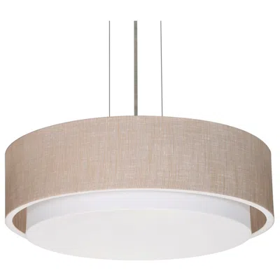 Afx Sanibel 5.63" Satin Nickel Led Pendant