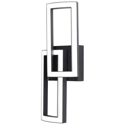Afx Sia 16.75" High Black Led Sconce