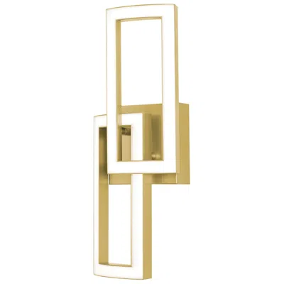 Afx Sia 16.75" High Gold Led Sconce