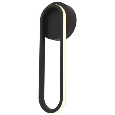 Afx Sienna 13.5" High Black Led Sconce