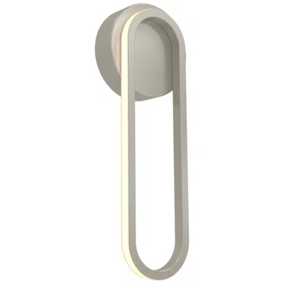 Afx Sienna 13.5" High Painted Nickel Led Sconce