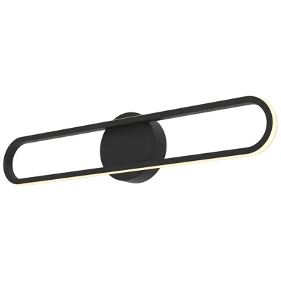 Afx Sienna 22.75" Wide Black Led Vanity