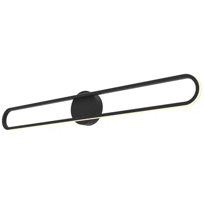 Afx Sienna 34.5" Wide Black Led Vanity