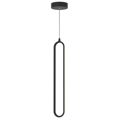 Afx Sienna 3.5" Wide Black Led Pendant