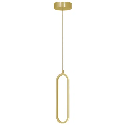 Afx Sienna 3.5" Wide Gold Led Pendant