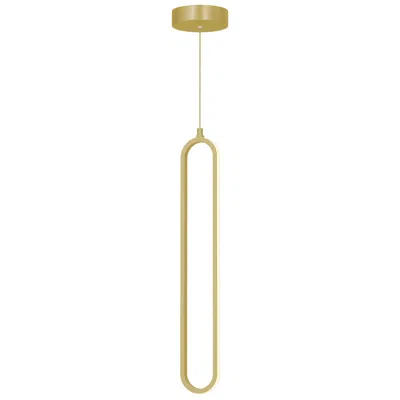 Afx Sienna 3.5" Wide Gold Led Pendant