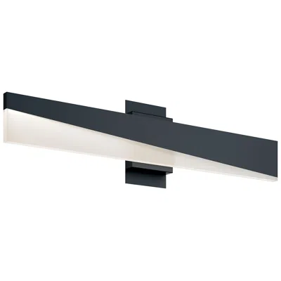 Afx Slant 3" Wide Black Led Vanity Light