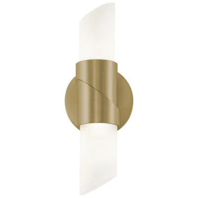 Afx Slice 13" High Light Antique Brass Led Wall Sconce