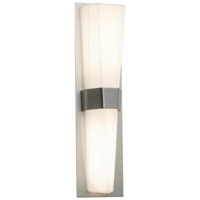 Afx Sorrento 18 1/2" High Satin Nickel Led Wall Sconce
