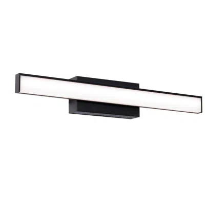 Afx Tonya 18" Wide Black Finish Modern Led Vanity Bath Bar Light In White