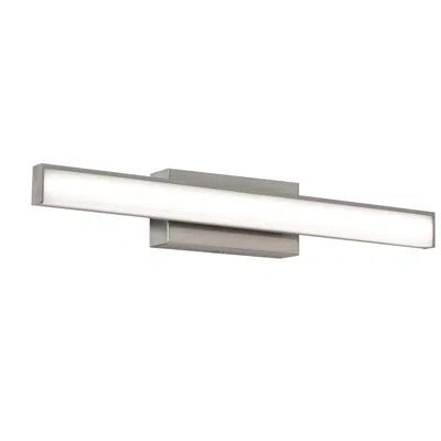 Afx Tonya 18" Wide Satin Nickel Led Vanity In Brown
