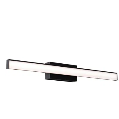 Afx Tonya 24" Wide Black Led Vanity In White