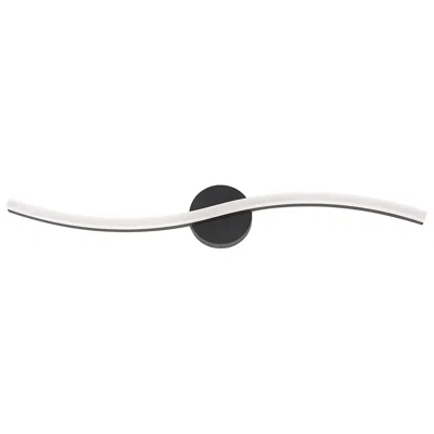 Afx Trace 36" Wide Black Led Vanity Bath Light