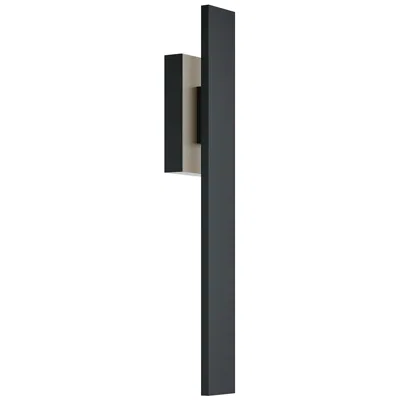 Afx Tru 48" High Black Led Outdoor Wall Light