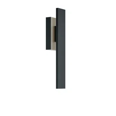 Afx Tru Outdoor Led Sconce - Black In Satin Black