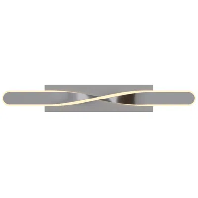 Afx Twist 23 3/4" Wide Satin Nickel Led Vanity Bath Light