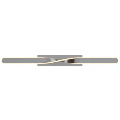 Afx Twist 36" Led Vanity - Satin Nickel