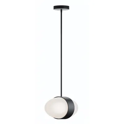 Afx Verona 13" Wide 2-light Black Led Pendant