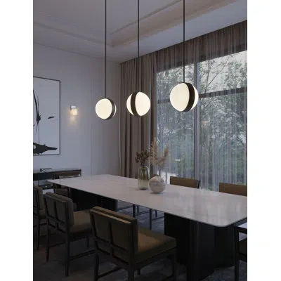 Afx Verona 3-light Linear Pendant - 120v - 45w - 5 Cct In Black