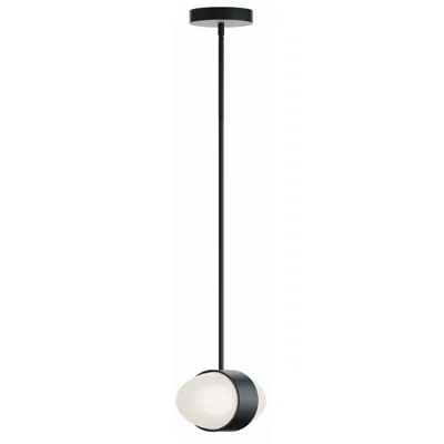 Afx Verona 9" Wide 2-light Black Led Pendant