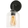 Afx William 11" Wall Sconce - Black