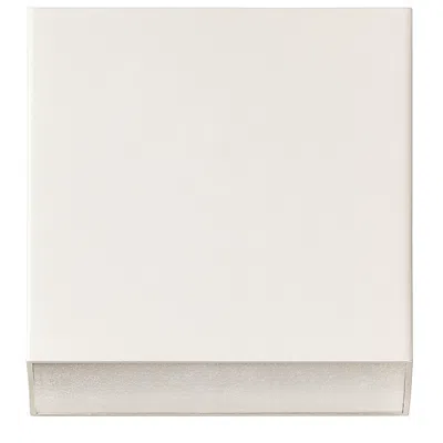 Afx Zoe 5" High White Led Wall Sconce With White Acrylic Shade