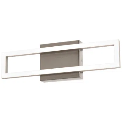 Afx Zola Vanity - Led 13w - 1150 Lm - 120v - Satin Nickel In White