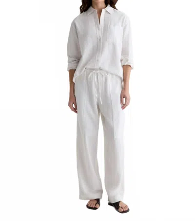 Ag Addison Shirt In White