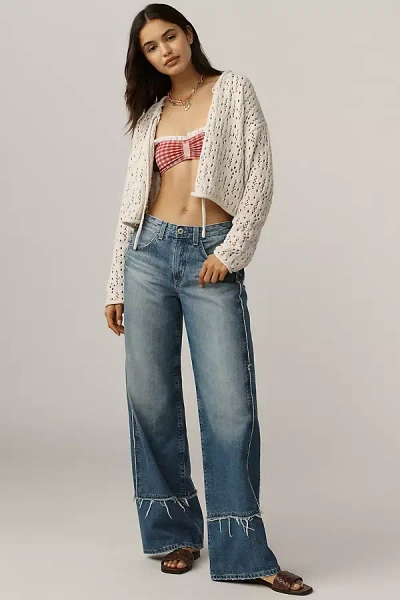 Ag Adria High-rise Wide-leg Jeans In Blue