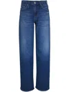 Ag New Bgy Wide-leg Jeans In Blau