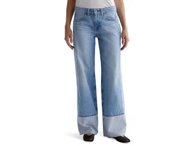 Ag Adria Low Rise Bgy Wide Leg In Mondrian Women's Jeans Mondrian: 28 32 In Blue