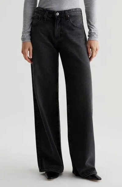 AG ADRIA LOW RISE BAGGY WIDE LEG JEANS