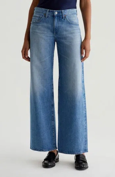 Ag Adria Low Rise Bgy Wide Leg Jeans In Flashback