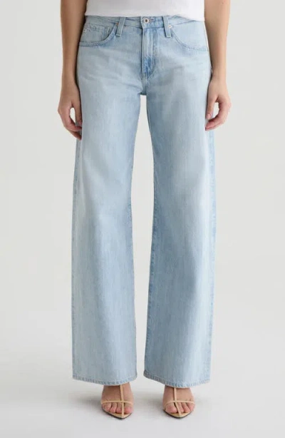 AG AG ADRIA LOW RISE WIDE LEG JEANS