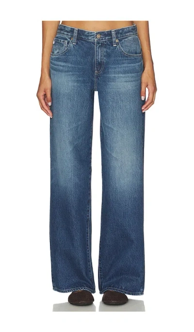 Ag Adria Wide Jeans In Blue