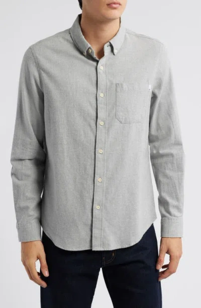 Ag Aiden Classic Fit Button-down Shirt In Heather Grey