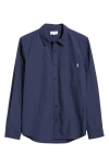 Ag Aiden Cotton Button-up Shirt In After Midnight