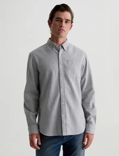 Ag Aiden Dress Shirt In Heather Grey