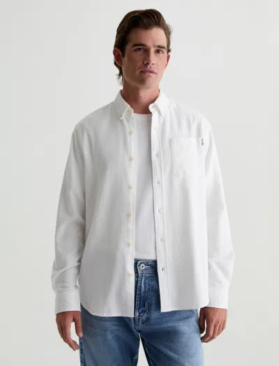 Ag Aiden Dress Shirt In White