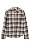 Ag Aiden Plaid Button-up Shirt In Field Plaid Black Multi