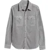 Ag Aiden Utility Corduroy Button-up Shirt In Sulfur Tuscany Stone