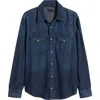 Ag Aiden Western Denim Snap-up Shirt In Exhibition