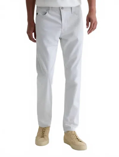 Ag Airluxe Tellis Commuter Performance Pants In Almost White In Multi