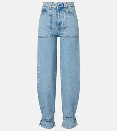 Ag Akita Barrel-leg Jeans In Blue